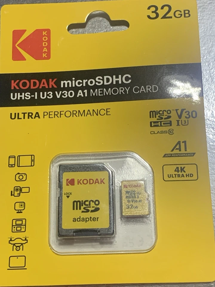 Kodak 32GB Micro SD Card includes SD Adapter - Image 4 of 4