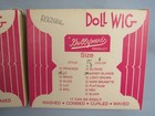 3 NOS  Vintage Doll 'Dynel' wigs Size #4, & 2 Size #5 all still in original box. — photo 4