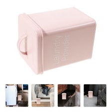  Distributeur Lessive Poudre Seau De Rangement Métal Récipient À Laver