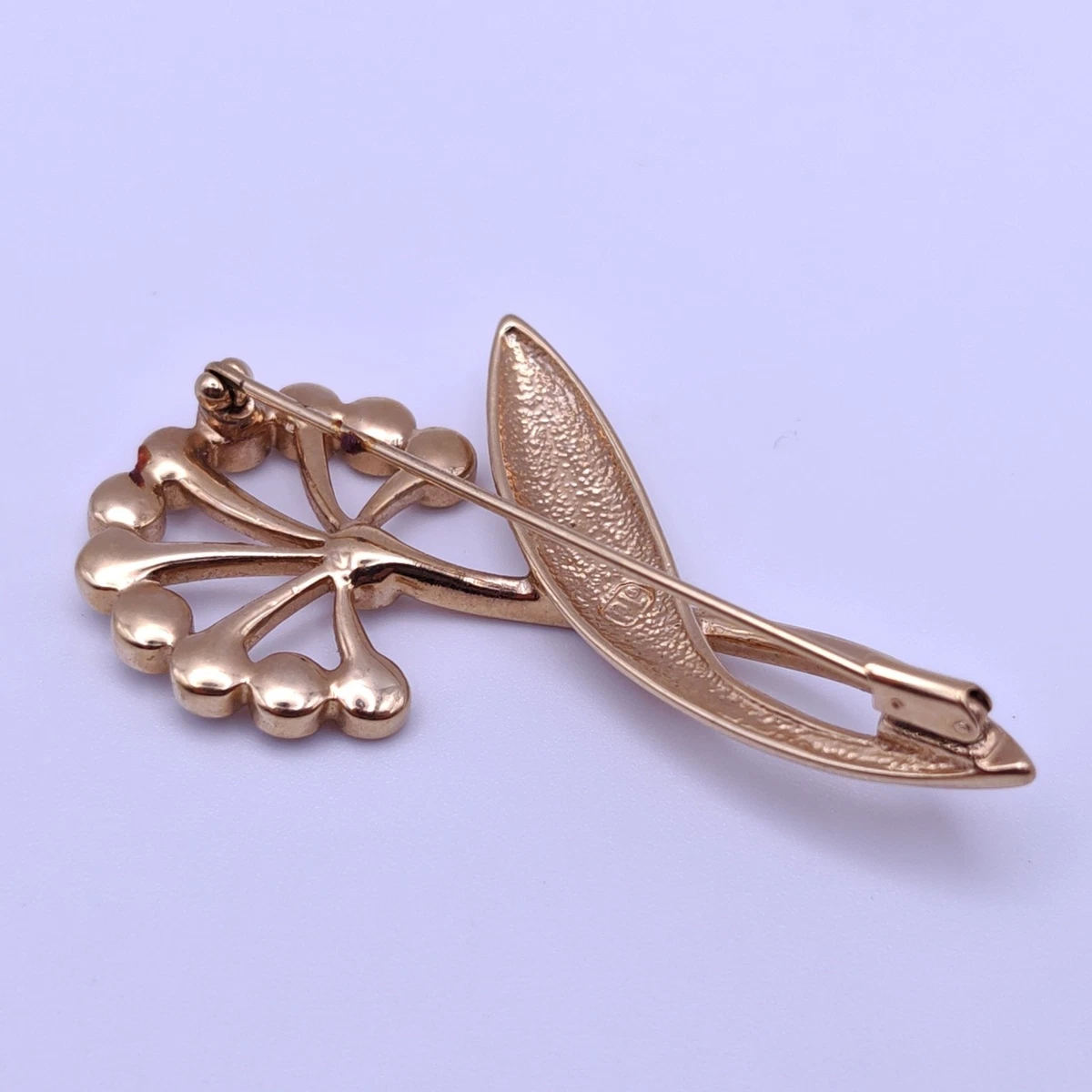 ⭐ Pierre Lang Brosche Anstecknadel Stecker Pin Anhänger Perle Stein Gold 066 ⭐