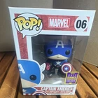Funko Pop! Vinyl Captain America Marvel 06 2017 Summer Convention Exclusive