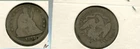 1877 S LIBERTY SEATED SILVER QUARTER VG 3389R
