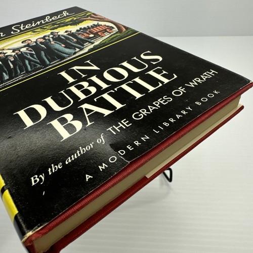 John Steinbeck In Dubious Battle Hardcover The Modern Library c1936 - Picture 2 of 10