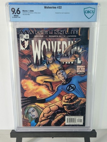 Wolverine (Vol.3) #22 - CBCS 9.6 White - John Romita Jr - Marvel Knights 