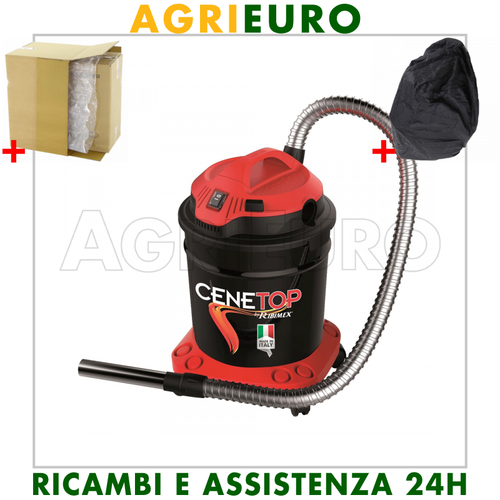 Aspiracenere Soffiatore RIBITECH Cenetop, 1200watt - Scuotifiltro  pneumatico | eBay