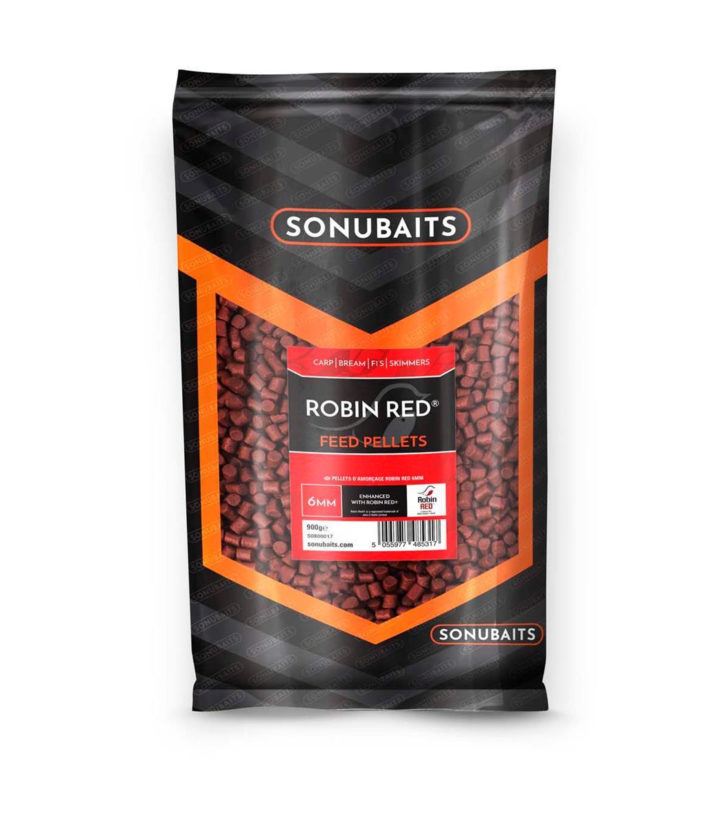 Кормовые гранулы Sonubaits Pellets Robin Red 6 мм, 900 г, на основе рыбьего жира