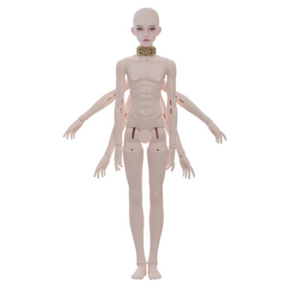 1/4 BJD Doll SD Naked Ball Joint Resin 45cm Male Six Hands Ace