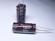 5PCS SD Suscon 120uF 400V 16x35mm Electrolytic Radial Capacitor High Frequency