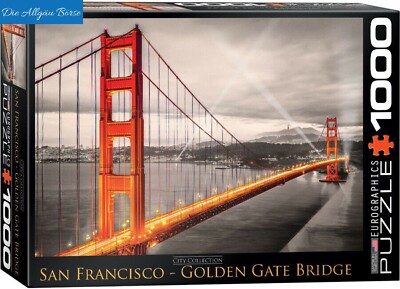 Eurographics  Puzzle Golden Gate Bridge 1000 Teile 0663 San Francisco Neu OVP