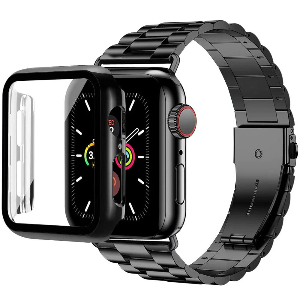 Black Metal Watch Band for Your Apple Watch