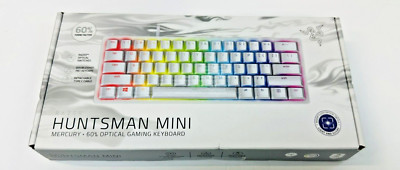Razer Huntsman Mini - Mercury 60% Optical Gaming Keyboard - White- NEW