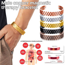 Men Women Energy Healing Magnetic Bracelets Therapy Arthritis Bangle Jewelry