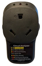 RV Surge Protector 30 Amp, Briidea Adapter Circuit Analyzer LED Indicator Light