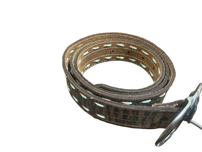 Cowgirls Rock Women’s Brown Tonal Stitch Lacing Belt NWOT size XL Cowgirls Rock Women main image 3