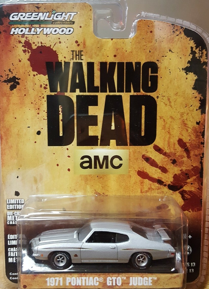 グリーンライトThe Walking Dead ミニカー 1/64 Greenlight Hollywood Series 13 Walking Dead 1971 Pontiac GTO