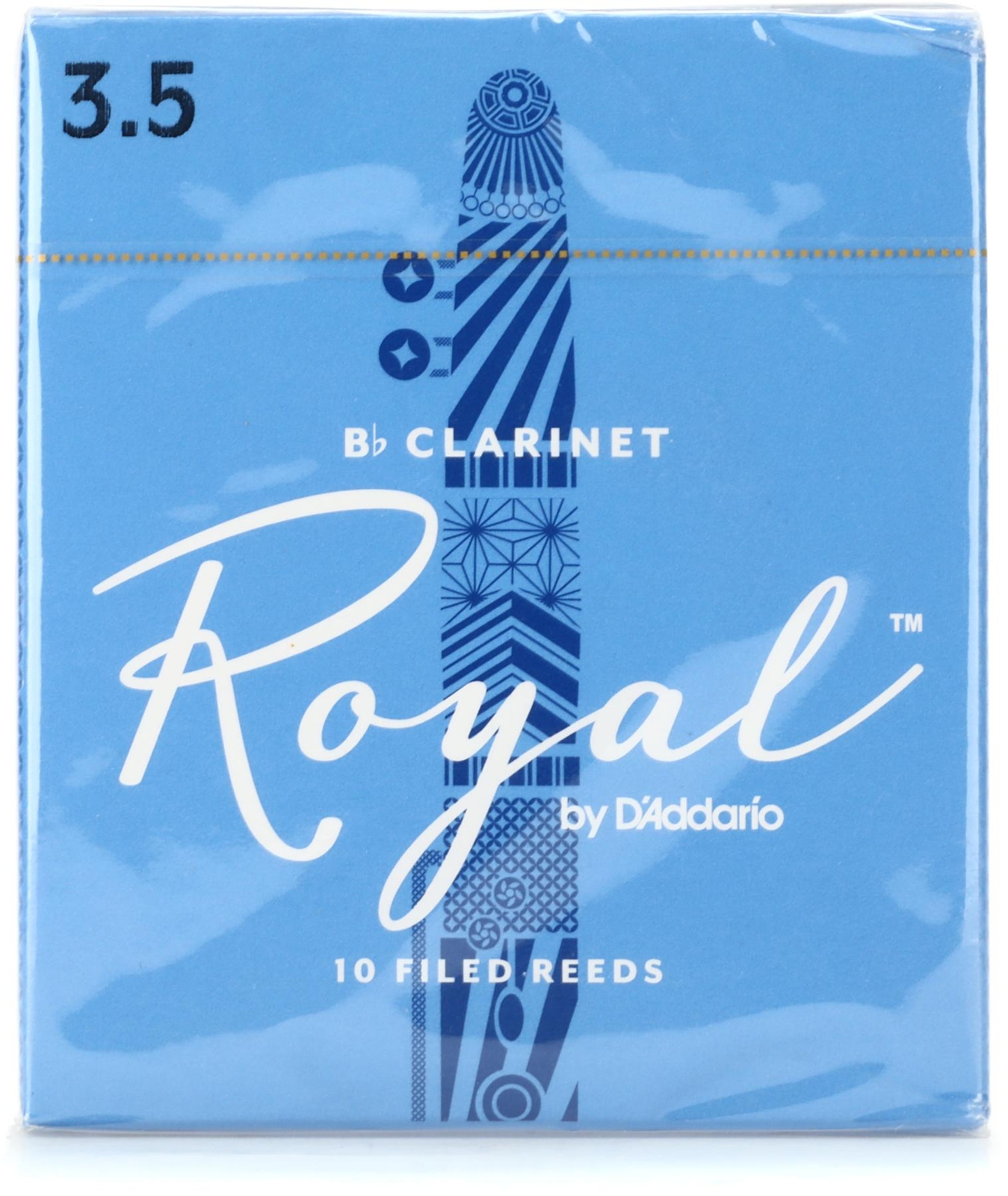 Тростник для кларнета DAddario RCB10 Royal Bb - 3,5 (10 упаковок)