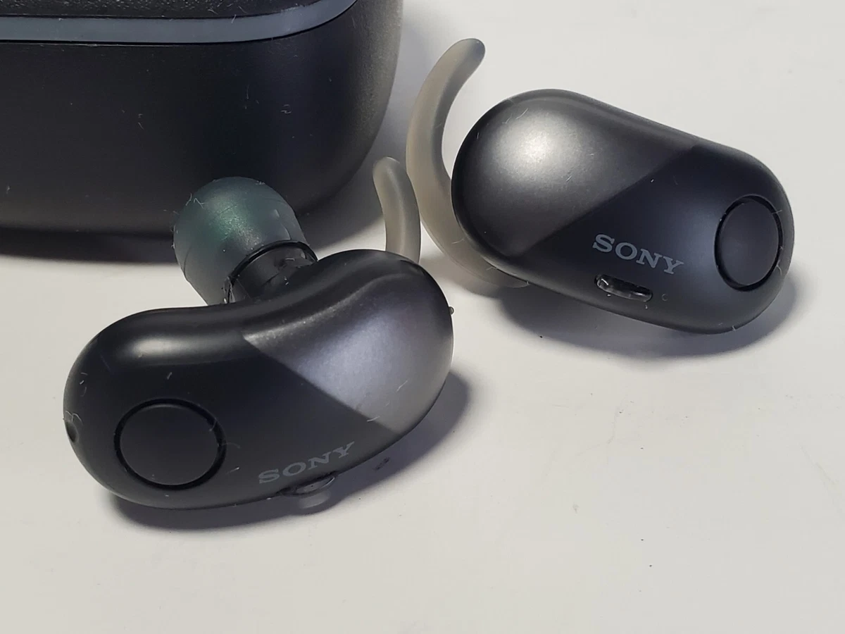Sony WF SP700N Sport True Wireless Noise Cancelling Earbud Headphones Black