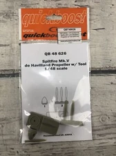 New QBT48268 1:48 Quickboost Spitfire Mk .V deHavilland Propeller w/ Tool