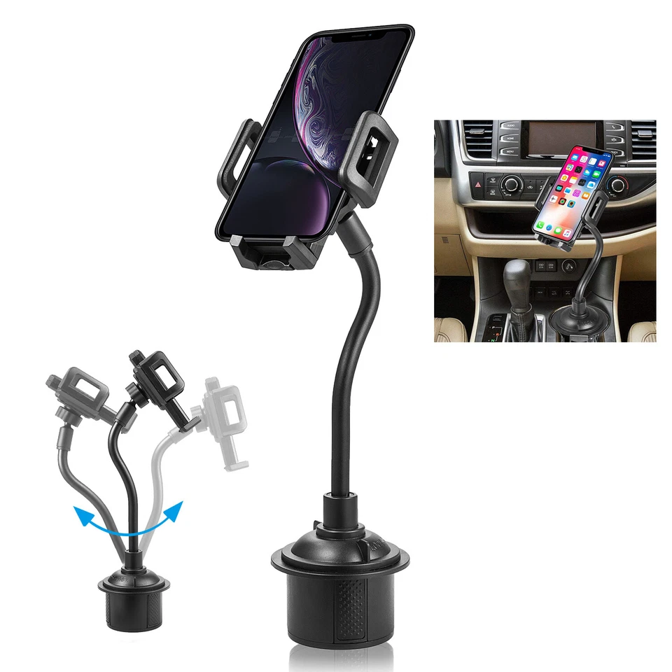 Heavy Duty Cup Holder Phone Car Mount Cell Phone stand For Universal All Phones - Image 3 of 4