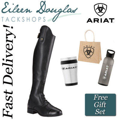ARIAT DAMEN HERITAGE CONTOUR II LANGE LEDER REITWETTBEWERBSSTIEFEL