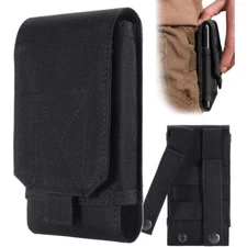 Tactical Molle Phone Holster Pouch Universal Belt Waist Bag 6 Inches Nylon Pack