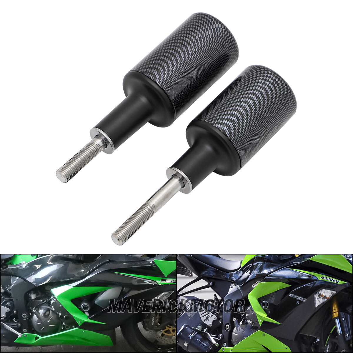 ESTABLISH様 Frame Sliders Crash Protector For 2013-2014 Kawasaki Ninja Zx6r ZX