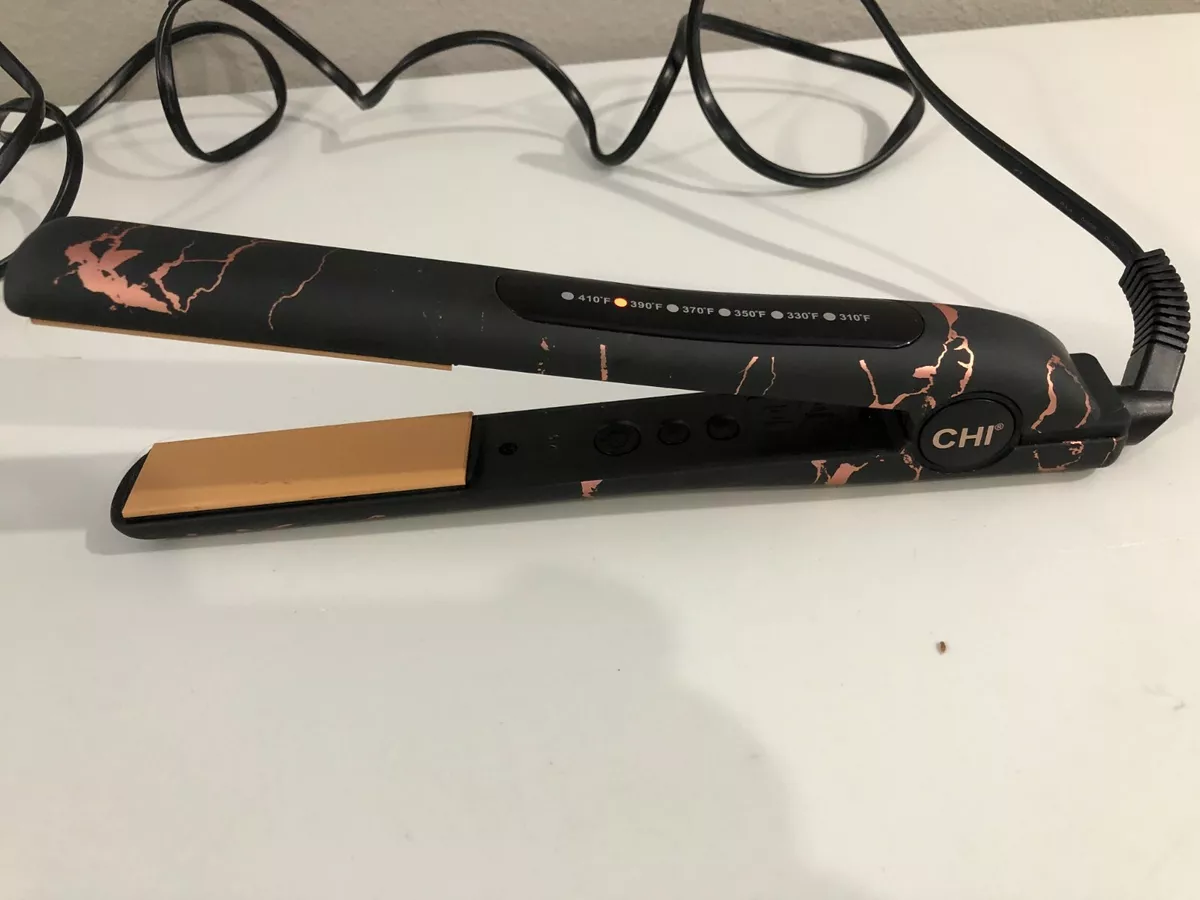 How hot does a chi hair straightener get cheap