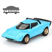 MINI GT LANCIA STRATOS HF STRADALE 1/64 AZZURO CHIARO LIGHT BLUE MGT00624