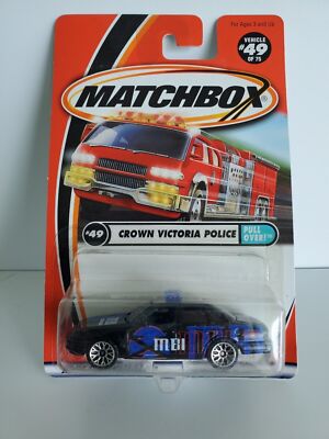 2001 Matchbox Ford Crown Victoria Police #49 | eBay