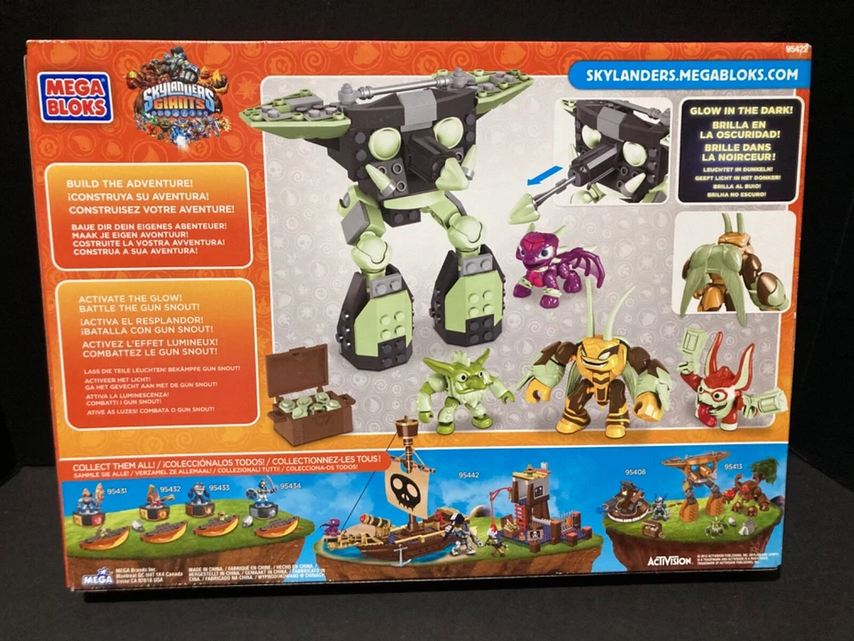 NEW Mega Bloks Skylanders Giants 95422 Swarm Mech Invasion - Glow in the Dark - Image 3 of 3