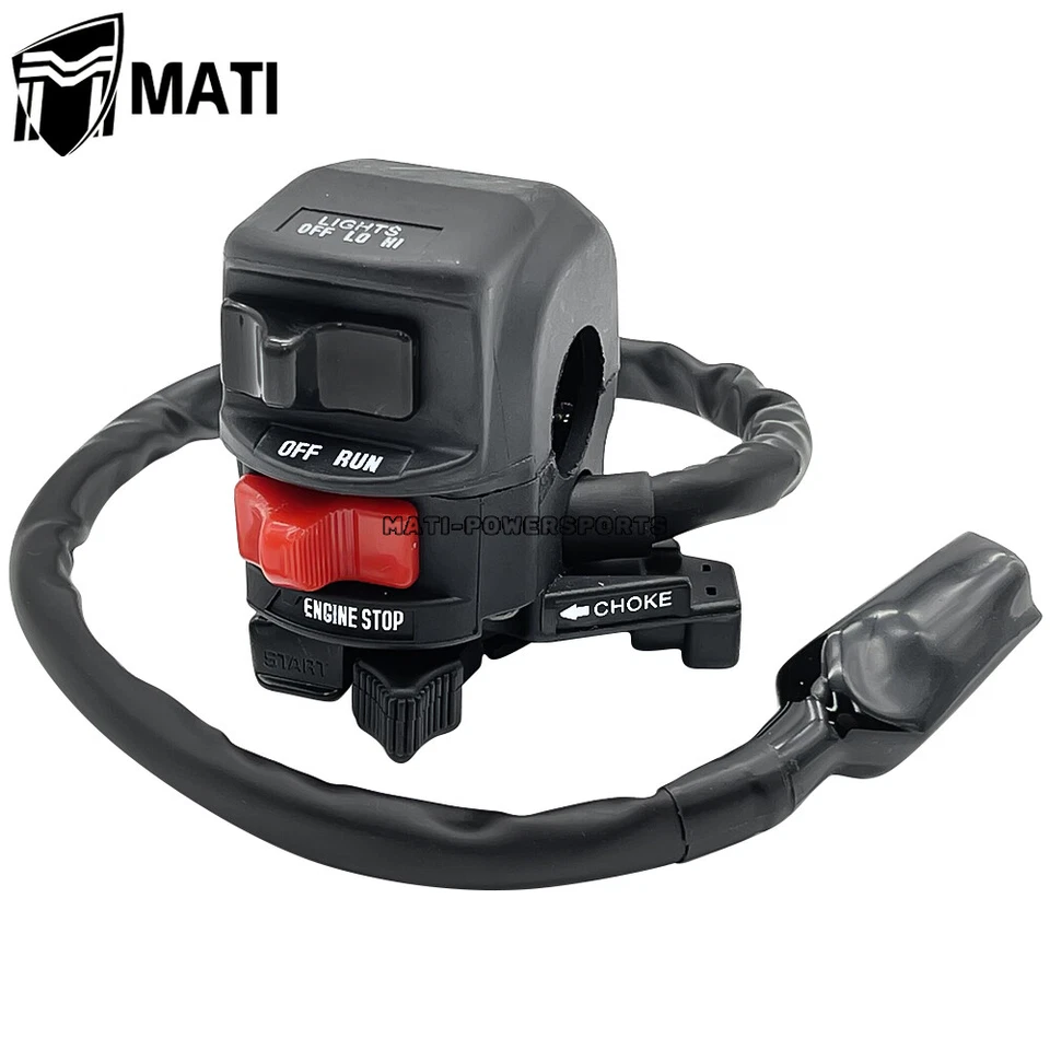 Interruptor de manillar arranque kill stop faro para Kawasaki Lakota 300 Prairie 400 Foto 2 de 4