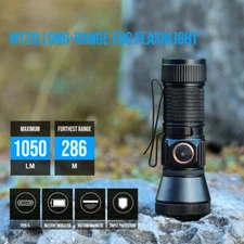 TrustFire MT20 Rechargeable 1050LM LED Flashlight Waterproof Magnetic Clip-on US