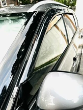 AVS Smoke Rain Guards Vent Visors 3M Tape-On for 2021-2025 Nissan Rogue SUV