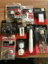 LOT OF TOILET PARTS NUMEROUS (SEE DESCRIPTION FOR QTYS)  LOT 3499