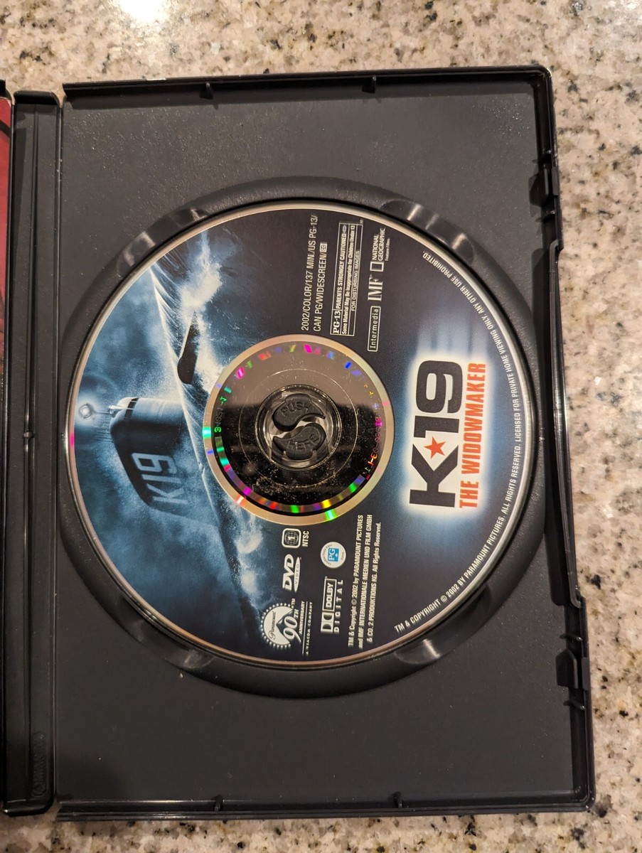 K-19 The Widowmaker DVD Harrison Ford Widescreen Liam Neeson VG