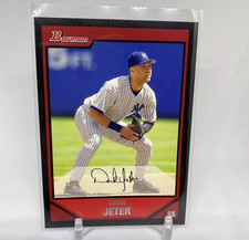 Derek Jeter 2007 Bowman # 90 ~ Facs Auto!