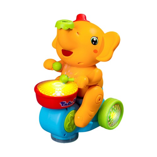 Musical Elephant Toy with Light & Sound Early Learning Interactive Toy for Kids - Photo 17/18