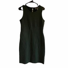 Saturday Sunday Anthropologie Green Sleeveless Bodycon Mini Dress Size Small