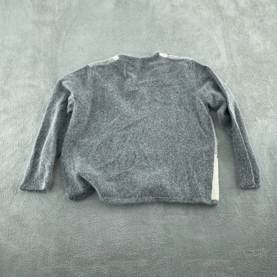 Cárdigan suéter Dressbarn para mujer XL retazos seda mezcla angora 3625 Foto 2 de 4