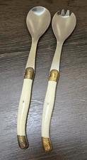 Laguoine (?) Stainless Steel Salad Set Fork Spoon