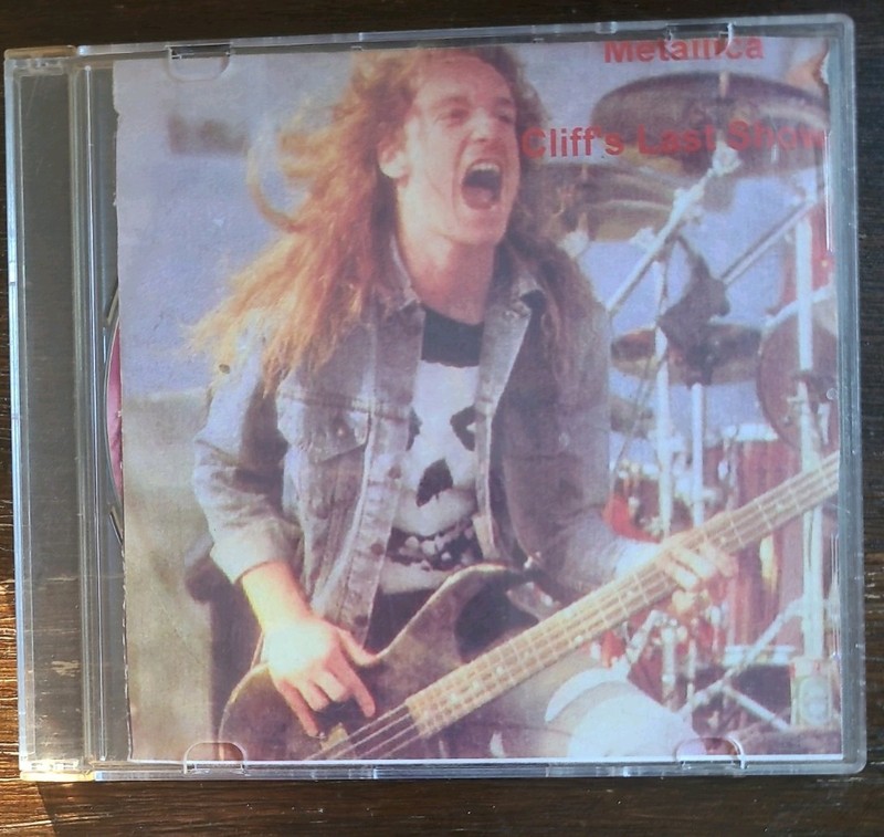 Metallica Live From Stockholm 9/26/86 Cliff Burtons Last Show Bootleg. RARE!!!!!