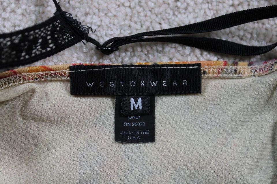 Westonwear Mujer M Babydoll Y2K Floral Boho Malla FairyCore Bruja Duende De Colección Foto 4 de 4