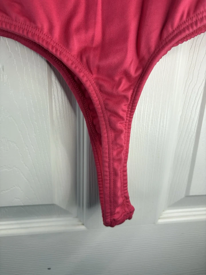 Rue21 Rue 21 Mujeres M Body Elástico Lencería Adulto Sexy Fucsia Rosa Cuello en V Foto 2 de 4