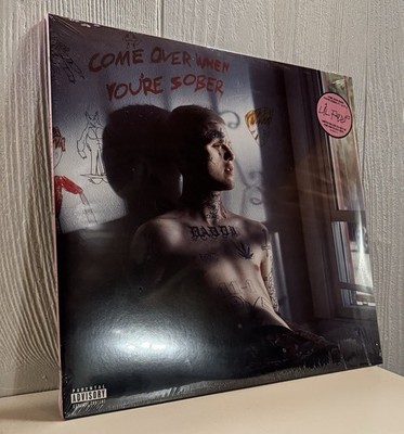 Lil Peep Come Over When You're Sober Pt.1 & Pt.2 Ltd 2LP Pink Black Vinyl Gatefo