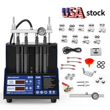 GDI Ultrasonic Fuel Injector Cleaner Tester Machine 4 Cylinder fit for Benz/BMW