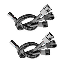 2Pcs Female-to-Male 4 Pin 1 to 3 Way Cooling Fan Water Cooling PWM Fan Adapter.