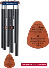 Memorial Wind Chimes, Sympathy Gift for Loss of Loved One, Outdoor Garden