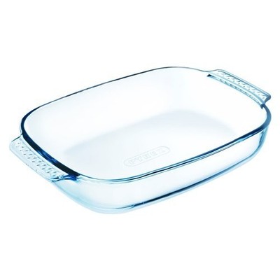 Pyrex 409B000 Casserole for Roasted 128.5oz Glass, 15 3/8x9 13/16x2 13/16in