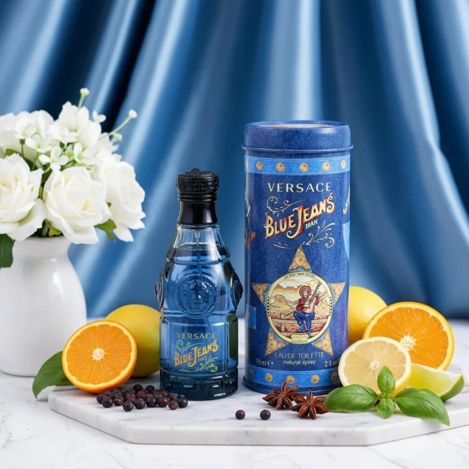 Versace Blue Jeans for Men 2.5 oz Eau de Toilette Spray thumbnail 5