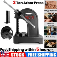 3 Ton Arbor Press Manual Arbor Press Desktop Metal Punch Machine for Stamping